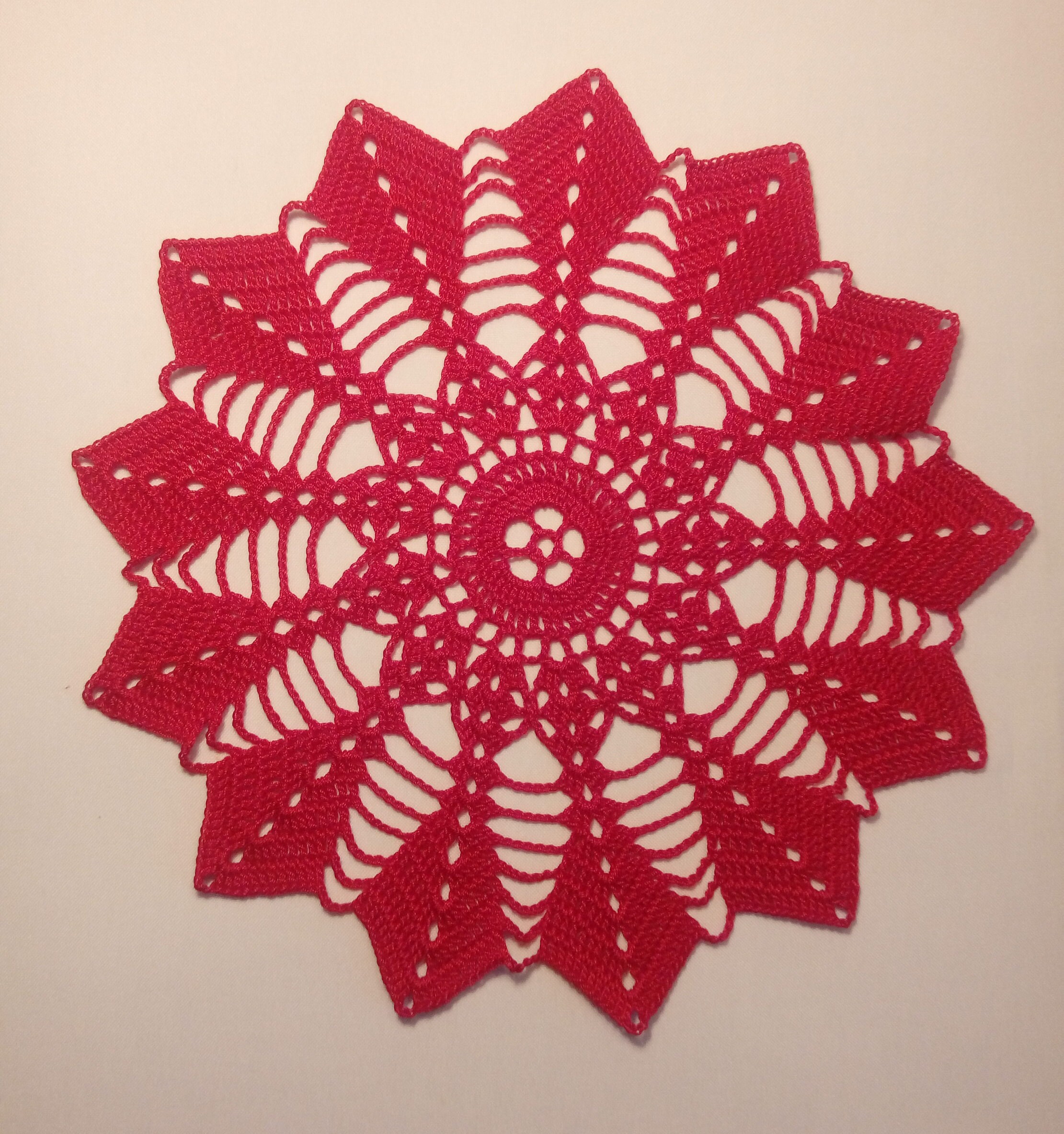 SALE Christmas doilies-red doily-green doily-white doily-Crochet ...