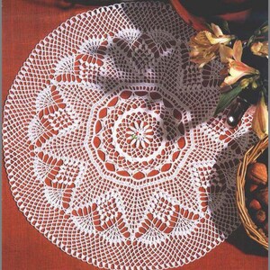 white crochet doily-round doilies-large doily-white lace doily-Home decor-crochet doilies-hand knitted doily - Handmade-lace doily
