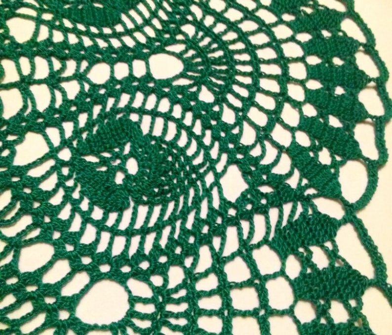 Emerald Crochet Doilylarge Doilyhome Crochet Doilies