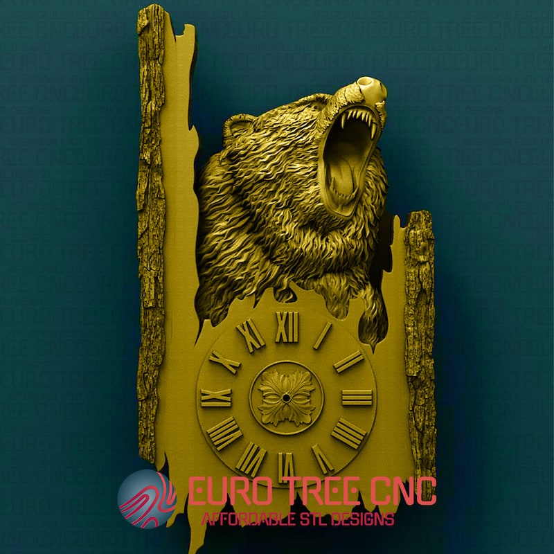 Cnc File Clock - Etsy