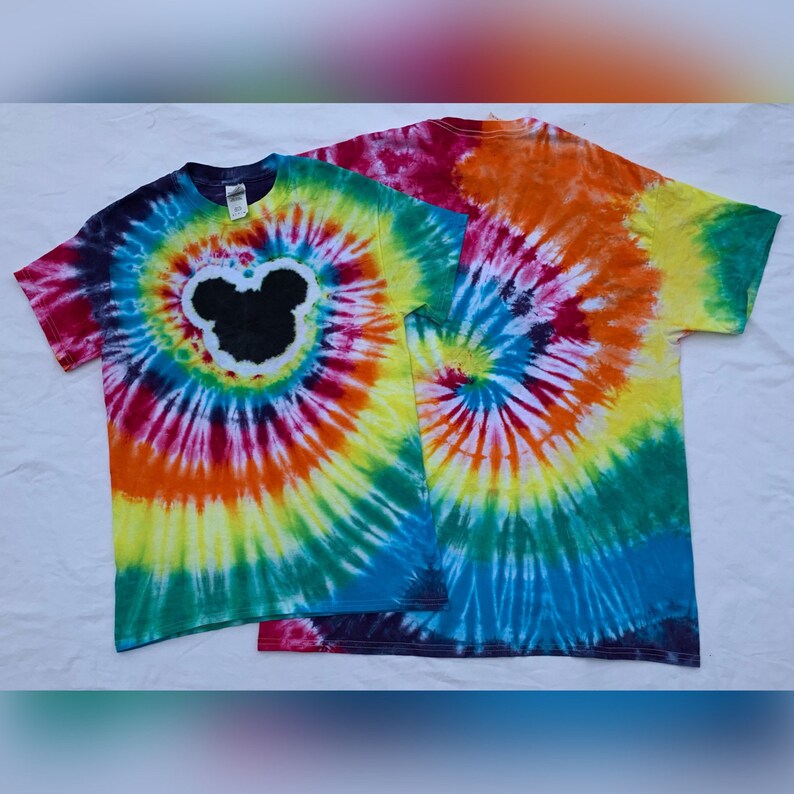 Rainbow Swirl Mouse Tie Dye magical dyes ALL SIZES Etsy