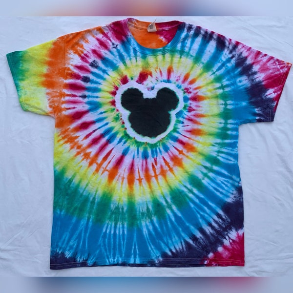 Rainbow Swirl Mouse Tie Dye || magical dyes || ALL SIZES || Free Shipping