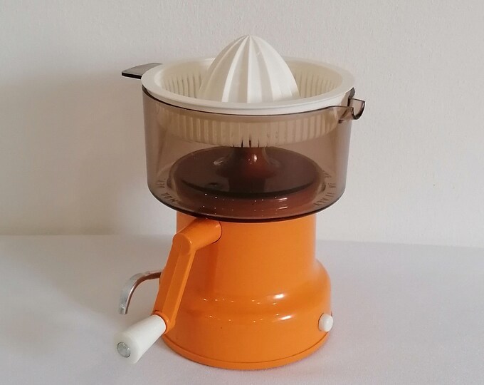 Vintage Orange Juicer Citrus Squeezer Squeezer Hand Crank Etsy