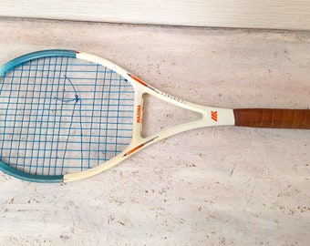 Vintage Tennis Racket Maxima contact, Retro Wooden Sports Racket,