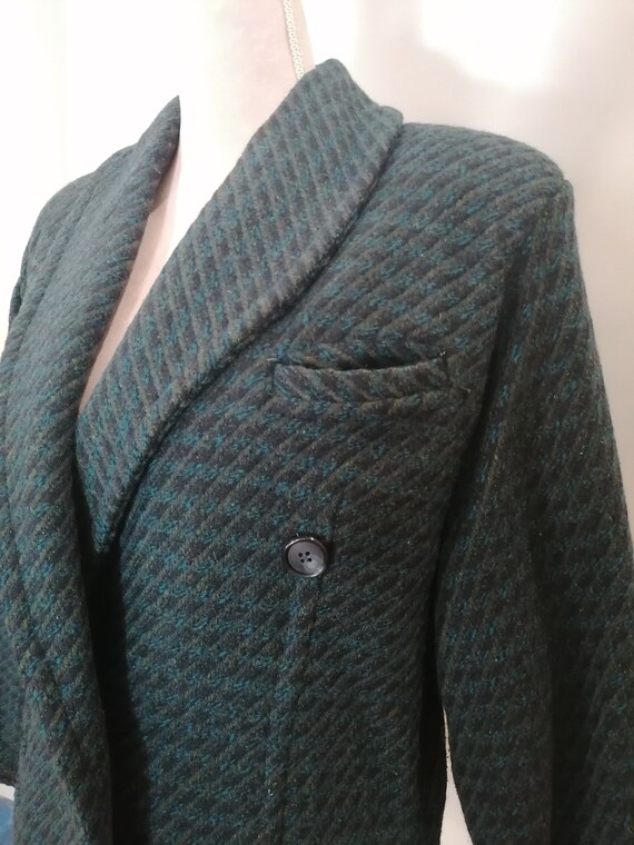 vintage women wool blazer / retro women blazer - image 5