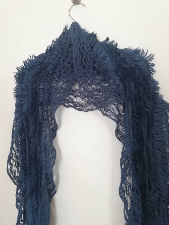 woman's scarf Hand Knit shawl / Women’s shawl / K… - image 5