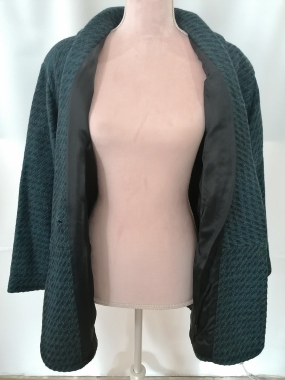 vintage women wool blazer / retro women blazer - image 3