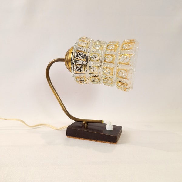Vintage Bedside Lamp, Table Light, Mid - Century desk lamp, Reading table lamp