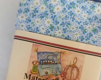 Fat Quarter Bundle Blue 100% Cotton, Quilting, Sewing Fabric Fat Quarters 8 in Bundle for Quilting Blue and White Free Shipping
