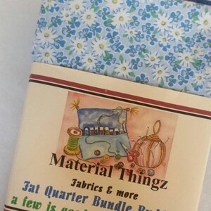 Fat Quarter Bundle Blue 100% Cotton, Quilting, Sewing Fabric Fat Quarters 8 in Bundle for Quilting Blue and White Free Shipping