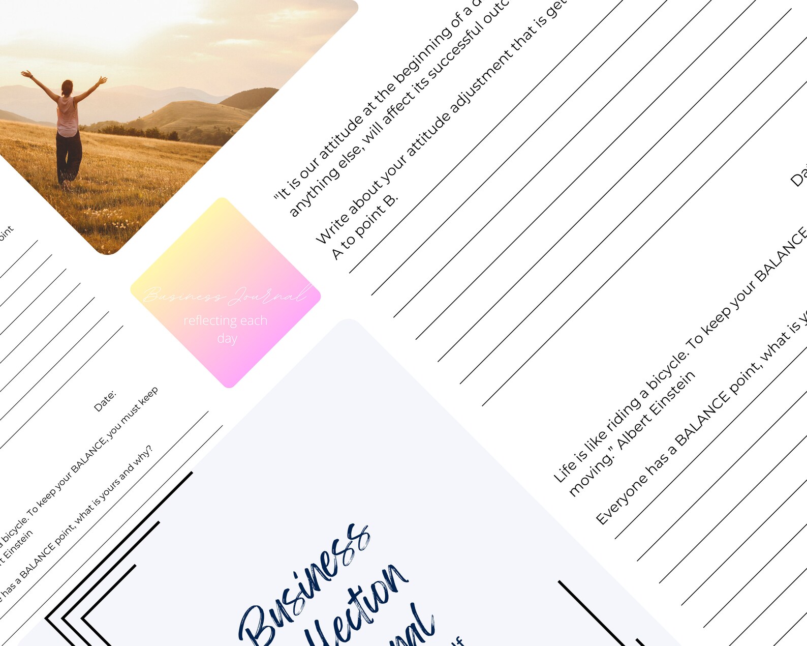 Business Printable Journal Done for You 32-day Prompts for Motivational ...