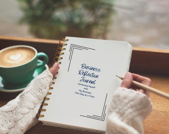 Business printable journal done for you 32-day prompts for motivational Inner success reflections business growth women's mindset journal