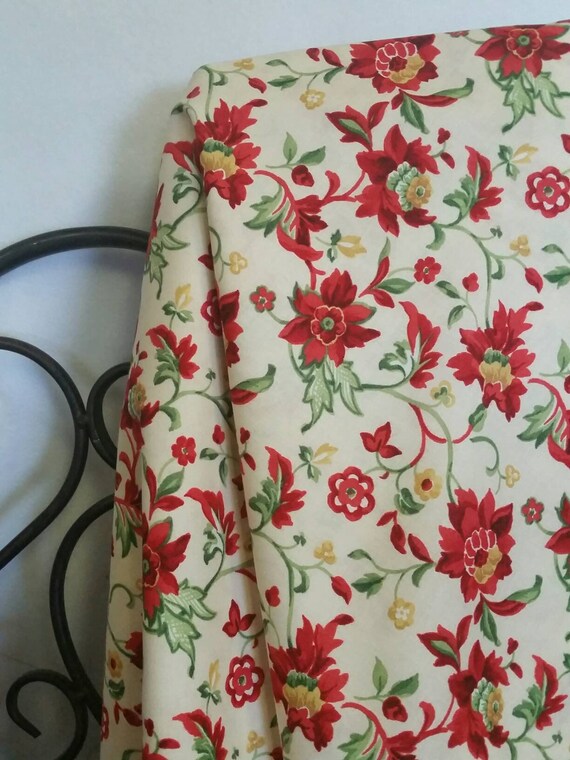 Free Shipping Quilting Fabric, 100 Percent Cotton, Crimson & Holly by Wilmington Prints Crafting Fabric