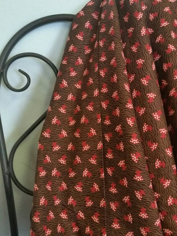 Free Shipping Quilting Fabric 100 Percent Cotton, Penny Rose Fabrics Samantha by Carrie Quinn in Burgandy and Tan for Crafting and Quilting