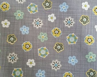 Quilting Cotton Fabric 2 Yard Bundle Gray Blue Modern Soft Fabric Bohemia by Henley Studio's for Crafting, Sewing, Quilting Free Shipping