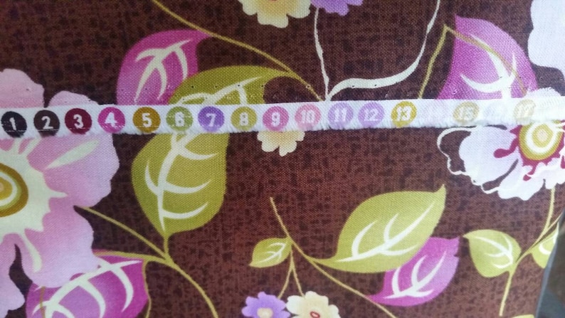 Soiree Fabric Flowers on a Brown Background 100 Percent Cotton Fabric for Quilting Henry Glass and Co Crafting and Sewing Free Shipping
