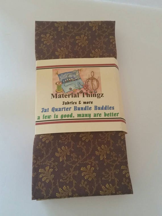 Free Shipping 8 Bundle Buddies Fat Quarter Brown, Gold, Orange Grouping 100 Percent Cotton Sewing, Quilting, Crafting Fabric