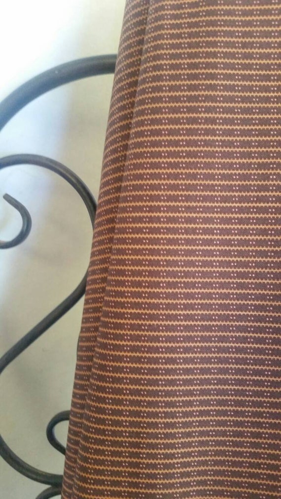 Riley Blake Houghton Hall by Carolyn Konig Civil War Inspired 100 Percent Cotton for Quilting, Crafting, Sewing in Dark Brown Free Shipping