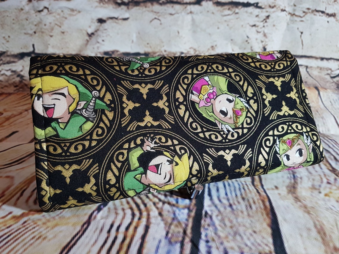 Legend of Zelda Wallet Nintendo Purse Link Clutch Gamer Etsy
