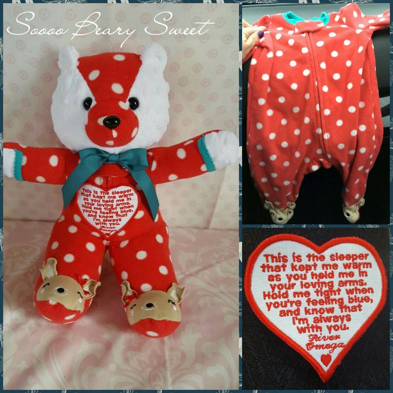 etsy memory bear