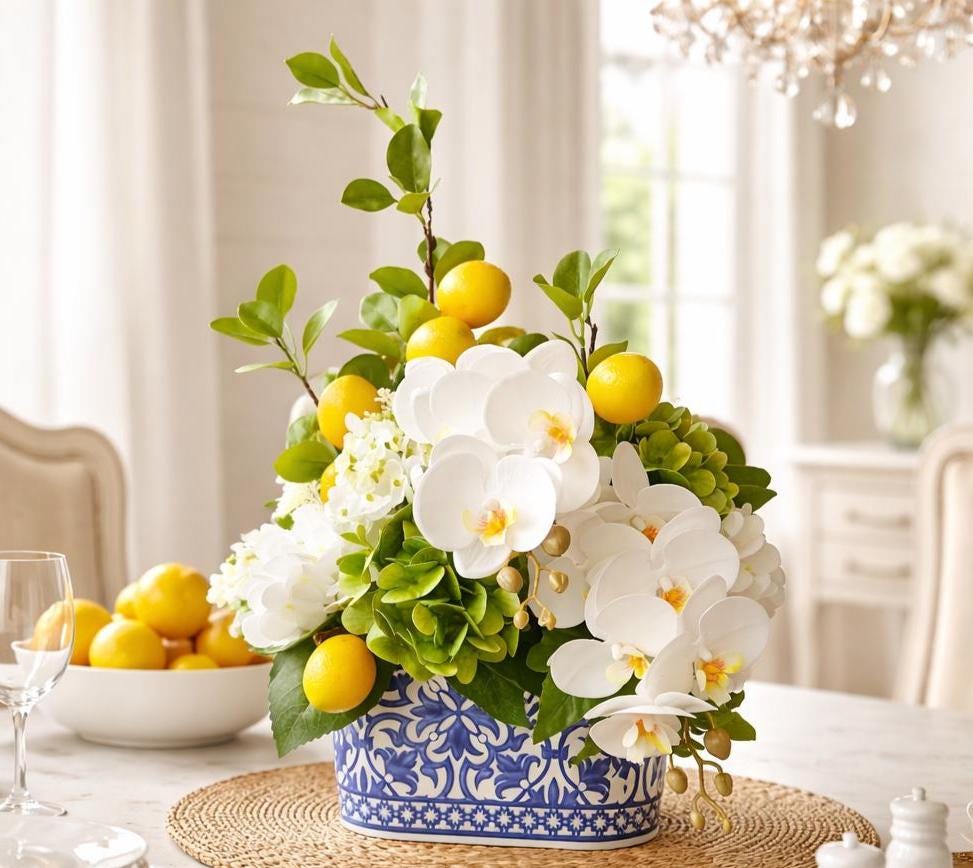 Lemon Centerpiece - Etsy Canada