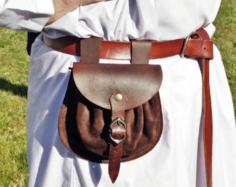 Marsupio Da Cintura Medievale In Cuoio Sintetico - Stile Retrò Per LARP, Cosplay E Uso Quotidiano - Foto 8