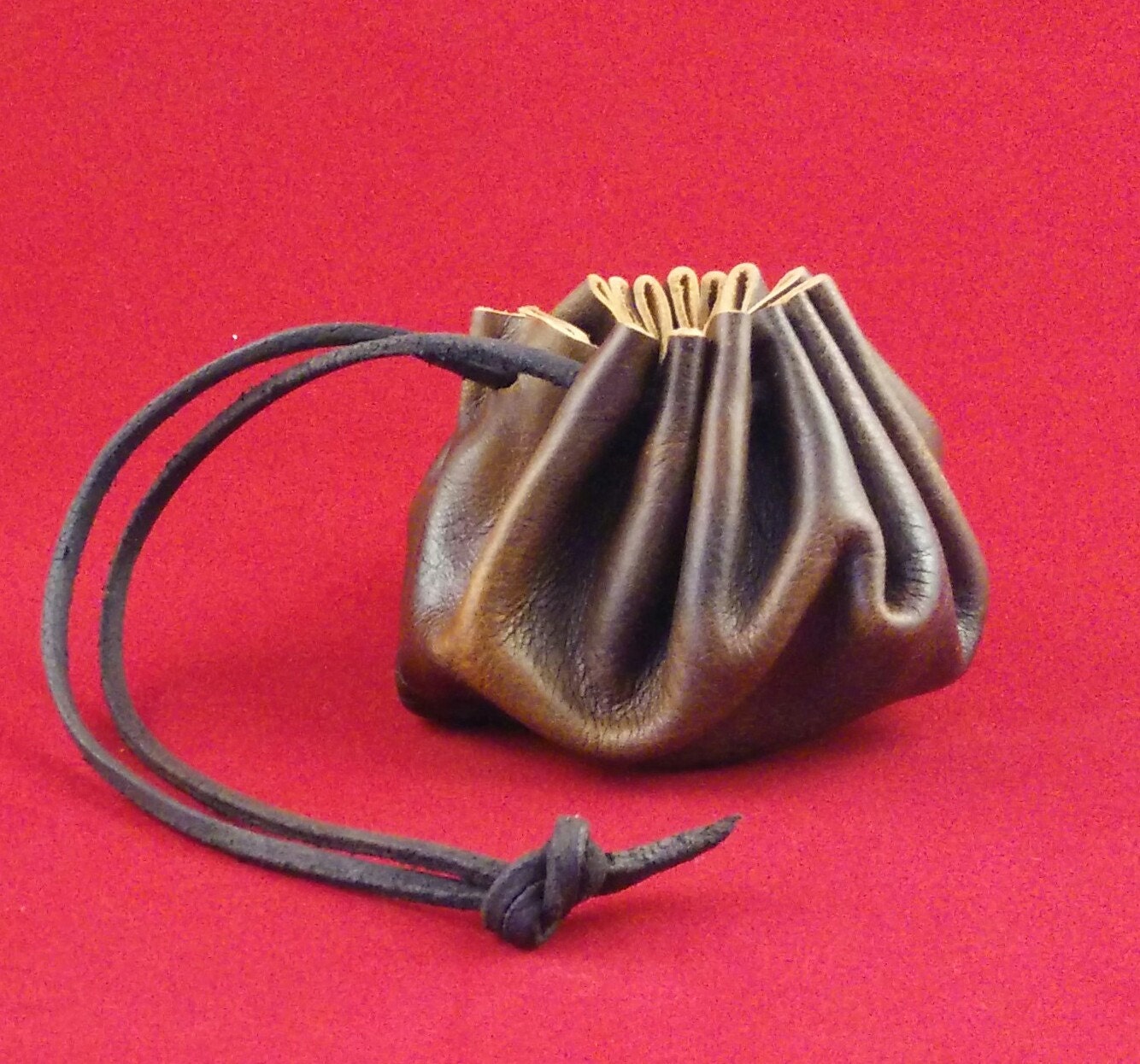 Cuoio Sacchetto Portamonete Medievale Sacchetto Medievale