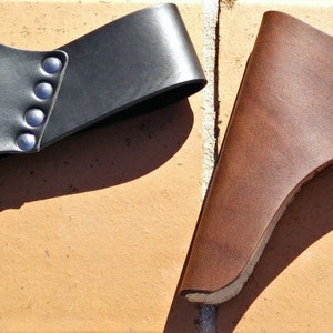 Sword sheath in leather, Also for left-handed, 2 colours available. image 3