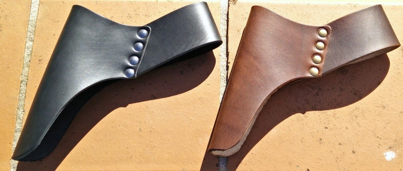 Sword sheath in leather, Also for left-handed, 2 colours available. image 3