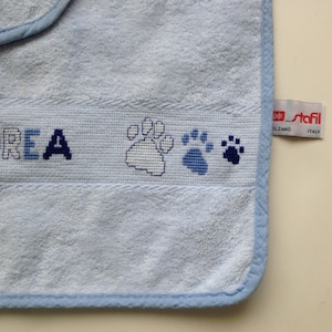 Made in Italy BIB & TOWEL cross stitch ANDREA