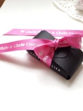 15mm personalised Wedding Ribbon - Elegant custom printed satin ribbon - custom Design- Customised Ribbon - Wedding Vows - printed ribbon product logo