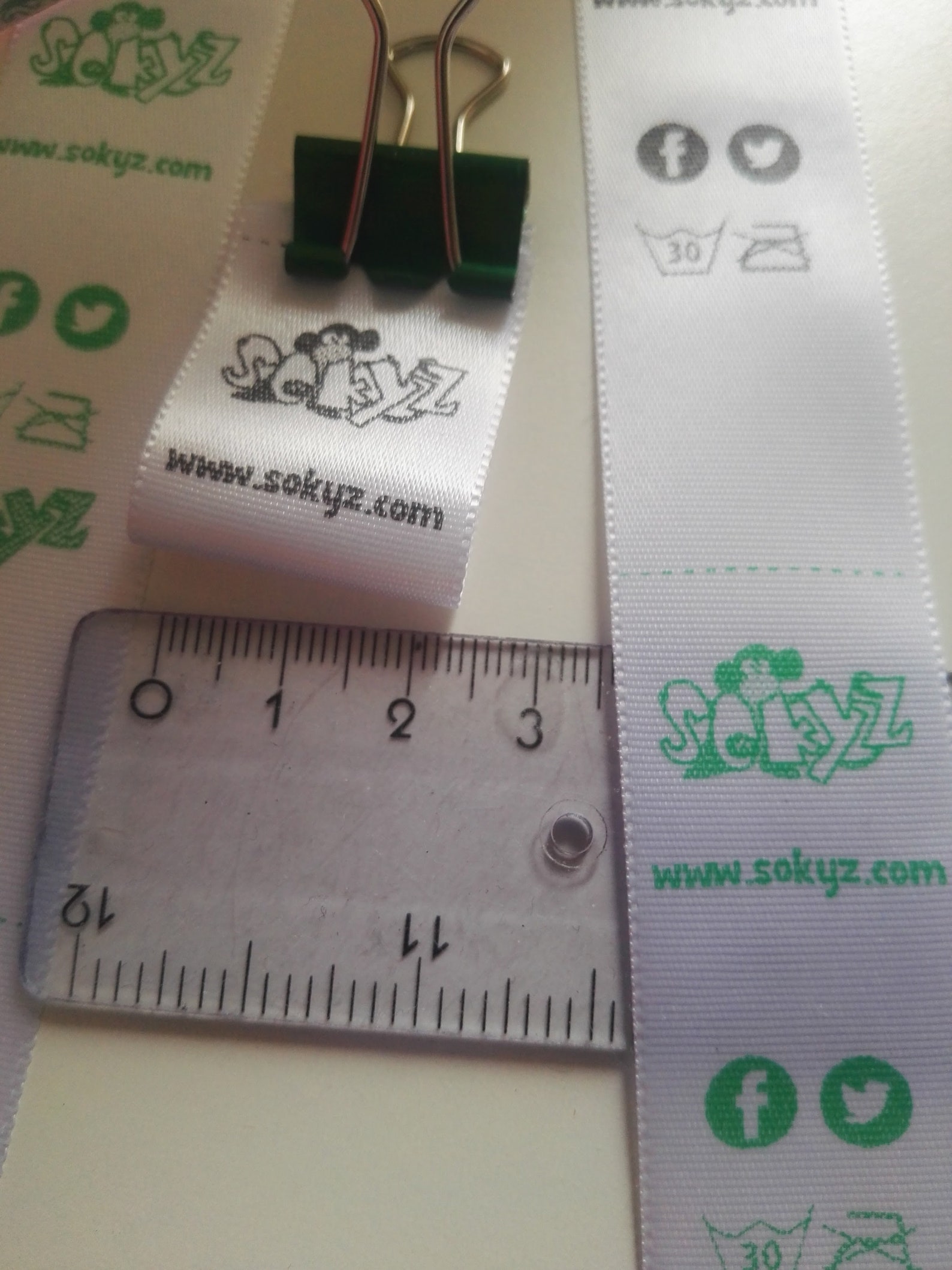 Sew in Garment Labels Washcare Labels Waterproof Tags 25mm Etsy