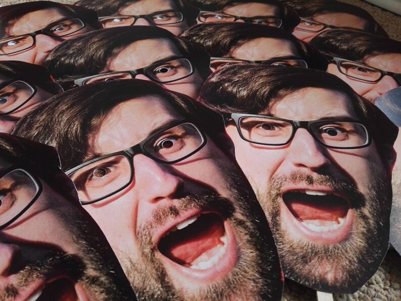 Face Cut out Face Props Custom made Personalized Face Masks Etsy