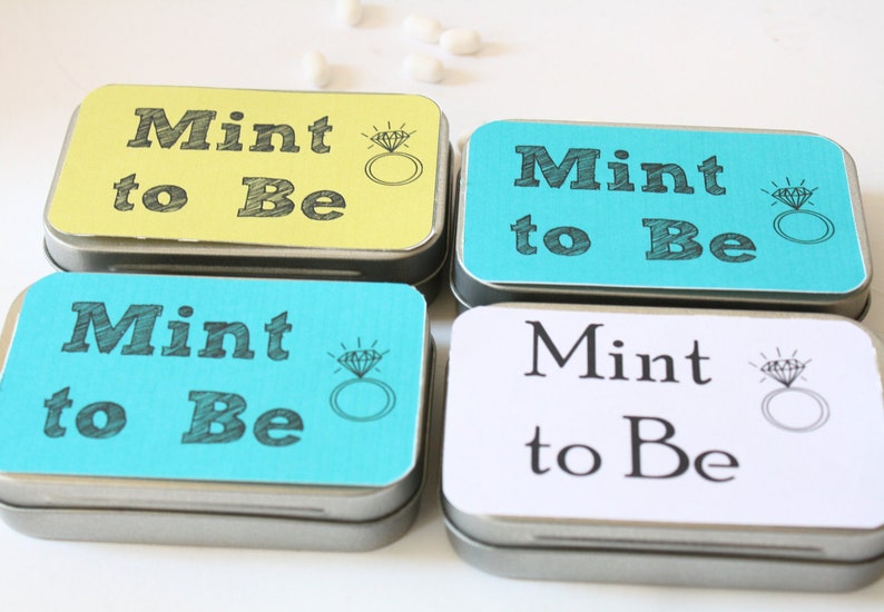 Mint to be tins groombride to be gift idea etsy