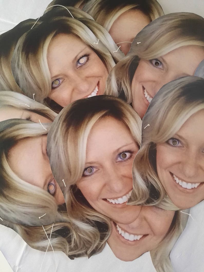 DIY Face Cut Out 10's Face Props Custom Made - Etsy