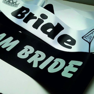 Custom Printed Sashes - Sash - Personalized Sashes - Parties -Branding- brides sash