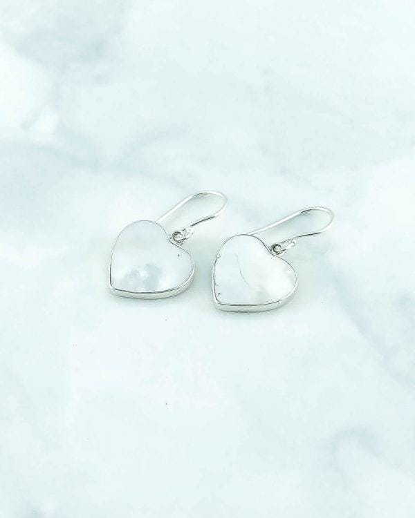 orecchini tris di cuori in argento 925 | Annag Collection