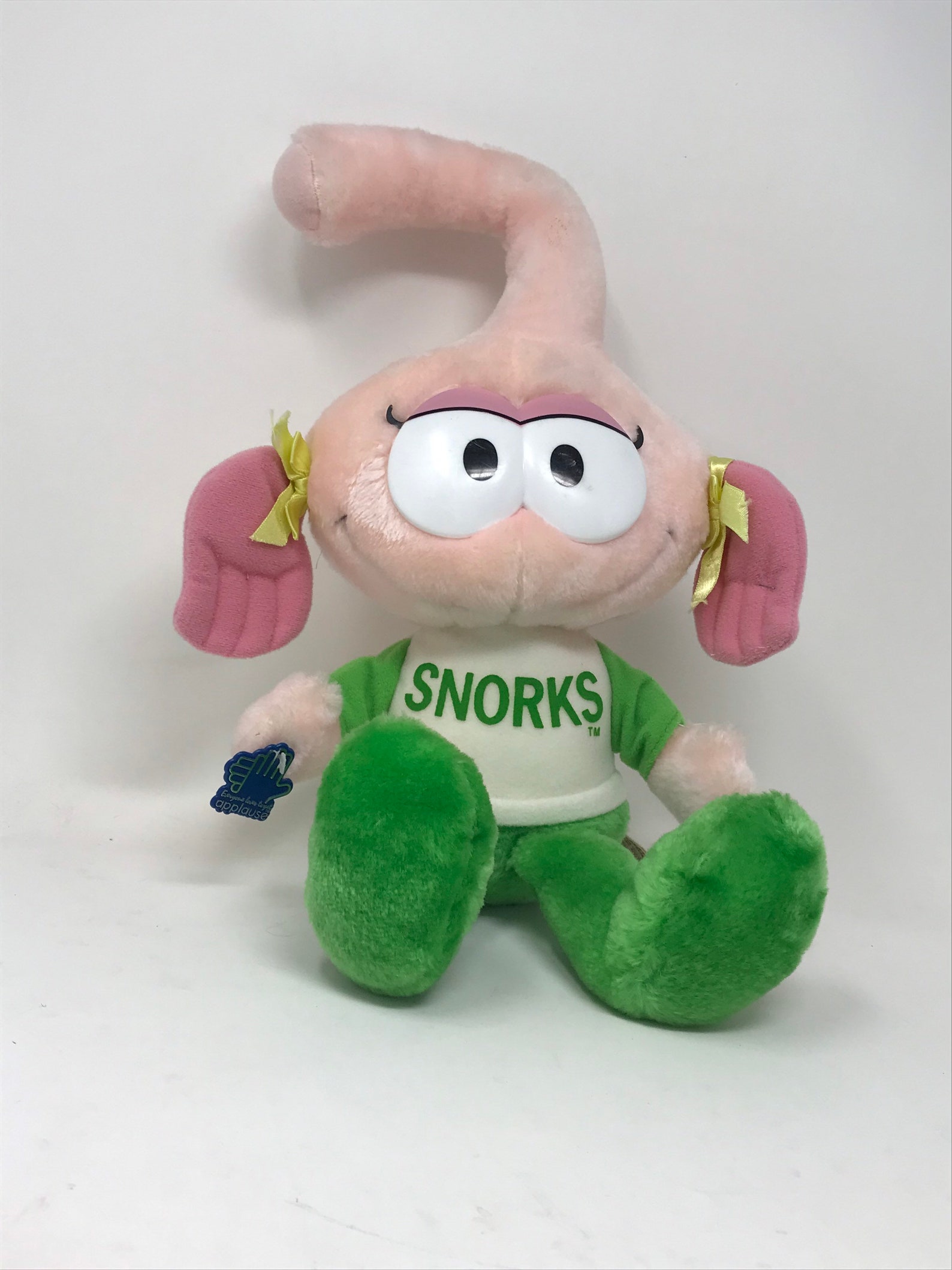 Snorks Plush Casey Girl Green Plush Applause 80s Etsy