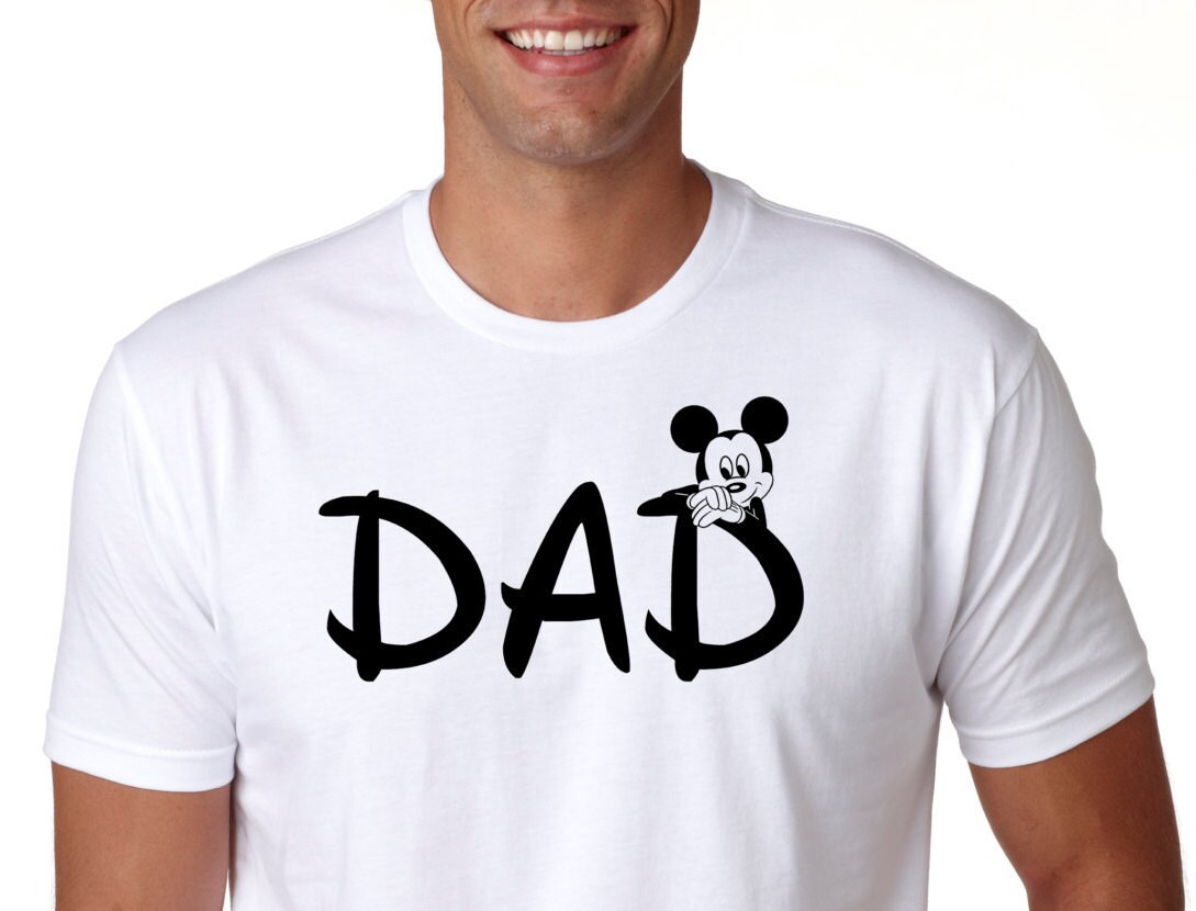 Mickey Mouse DAD Tee Shirt Funny Shirt 