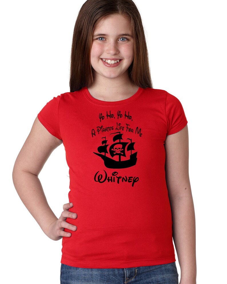 Funny shirt Vacation Shirt A Pirate/'s Life For Me shirt Youth T-Shirt Mickey Mouse shirt Yo Ho Yo Ho Toddler T-Shirt