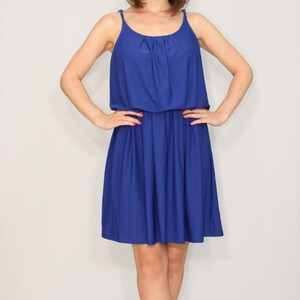 cobalt blue bridesmaid dresses short
