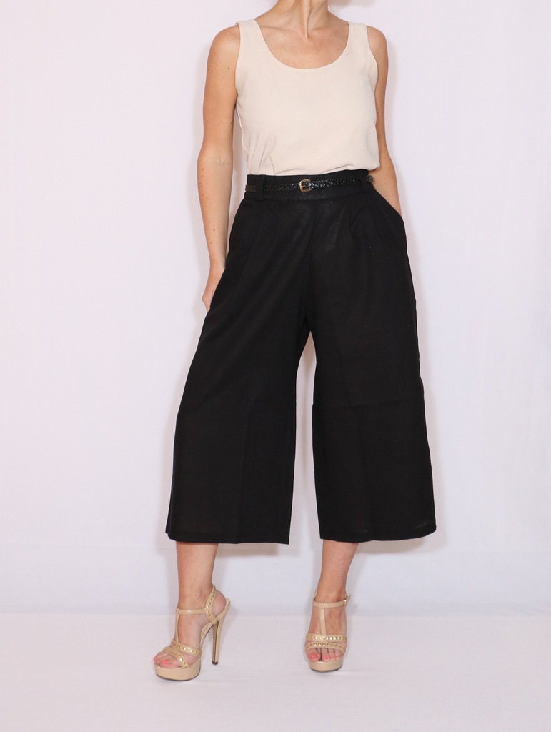 Black culottes size 20 Clearance