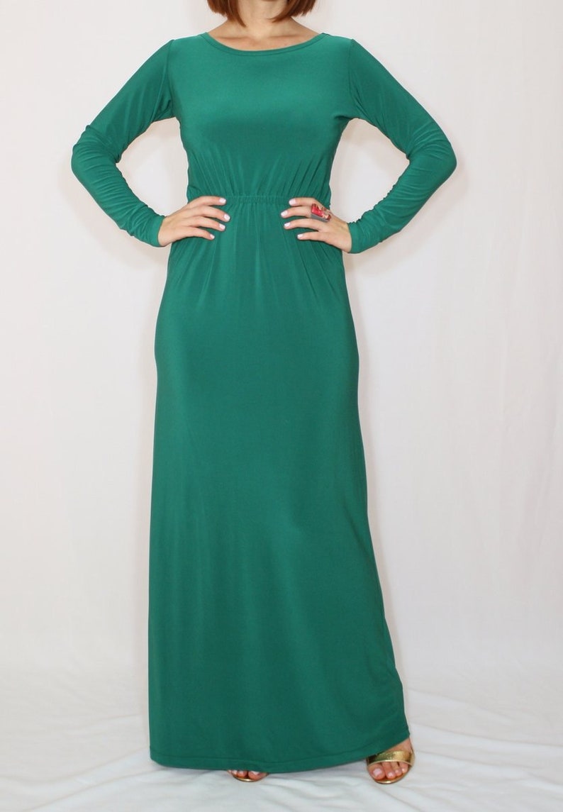Kleid Grün Maxi