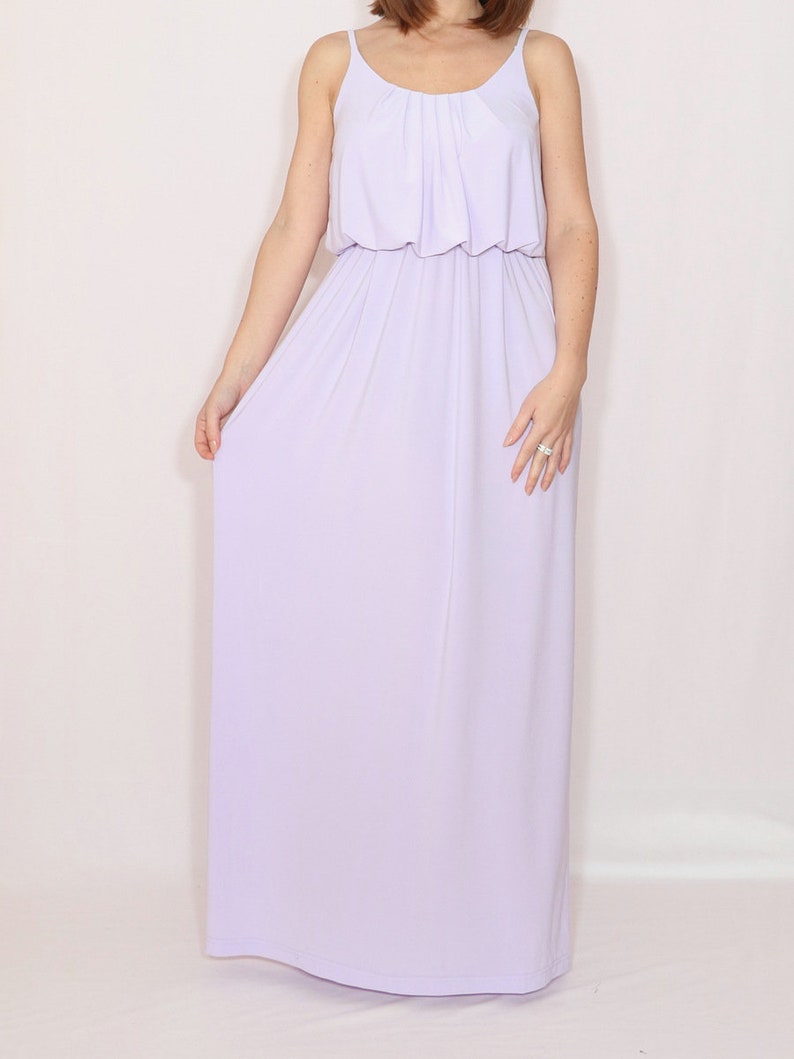 lavender maxi dress casual