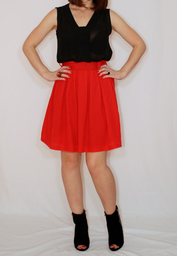 red a line skirt