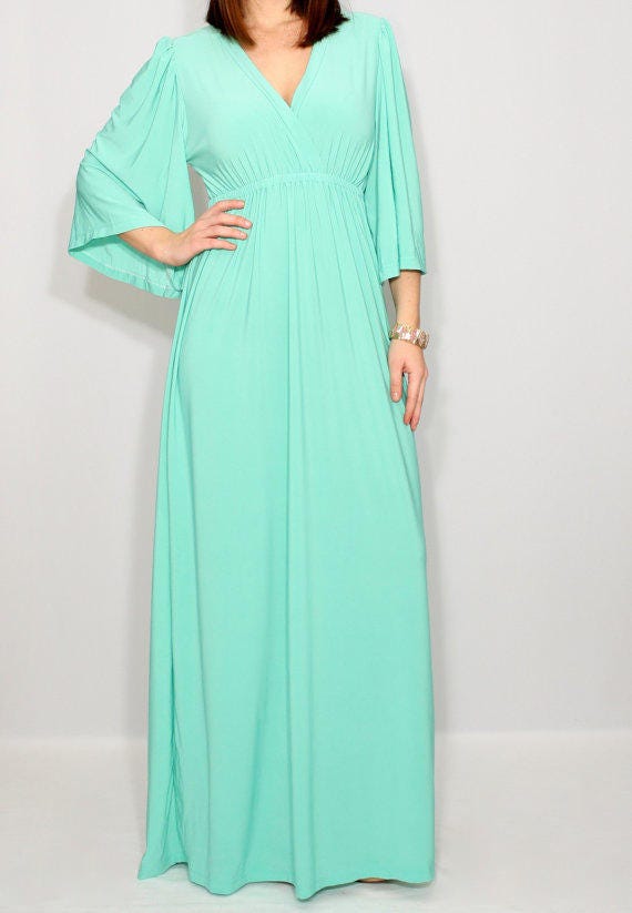 casual mint green dress