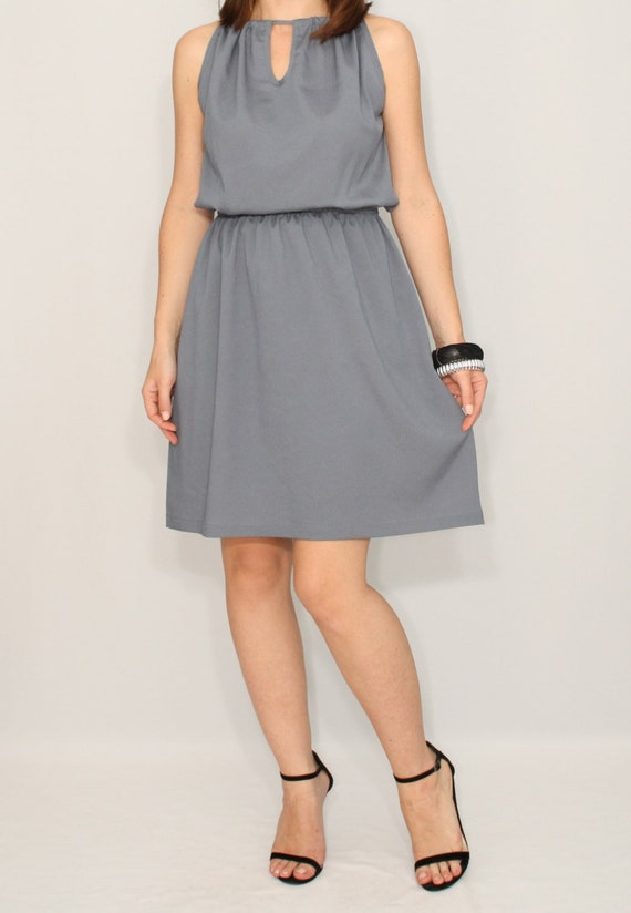 Z080 Party Dress Light Gray Chiffon Bridesmaid Dress Lace Off the Shoulder Prom Dress V Neck A-Line Short Grey Bridesmaid Dresses