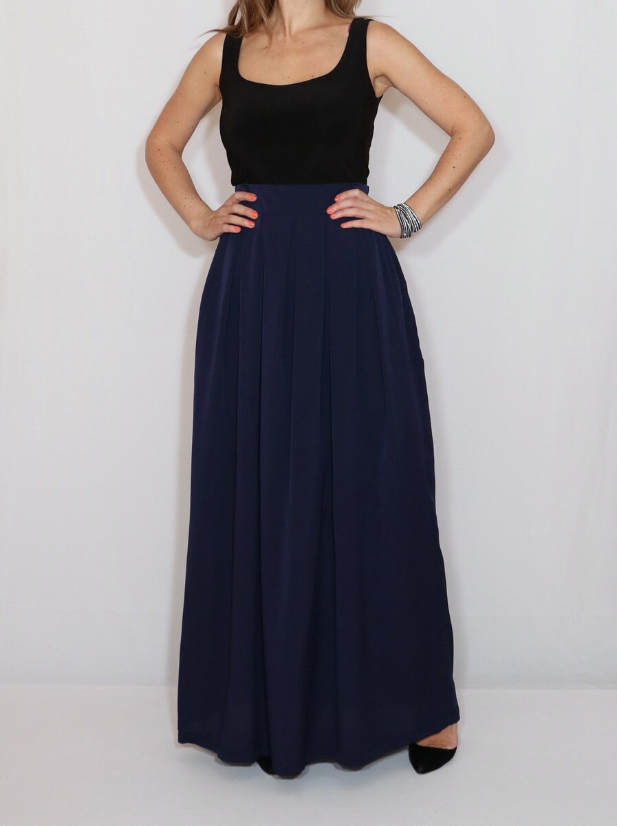 womens chiffon maxi skirt