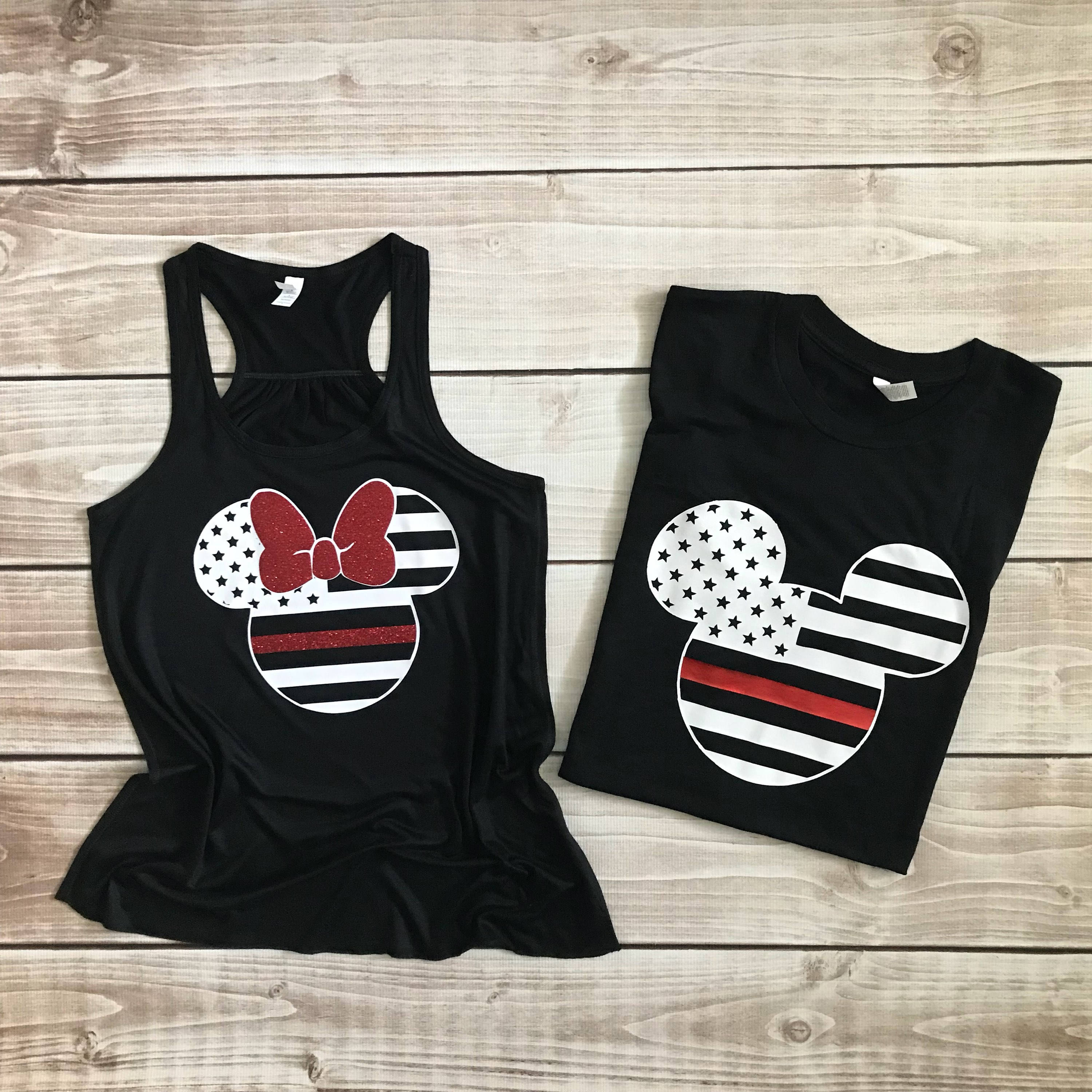 Thin Blue Line Minnie or Mickey Racer 