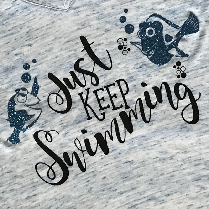 Just Keep Swimming Dory Adult T-shirt | Etsy